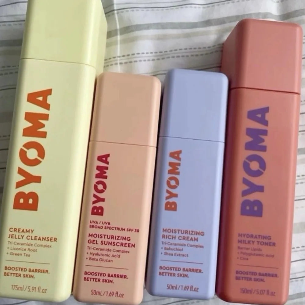 BYOMA Phyto-Mucin Glow Serum, Hydrating Recover Oil, Boost Barrier Serum, Moisturizing Gel-Cream