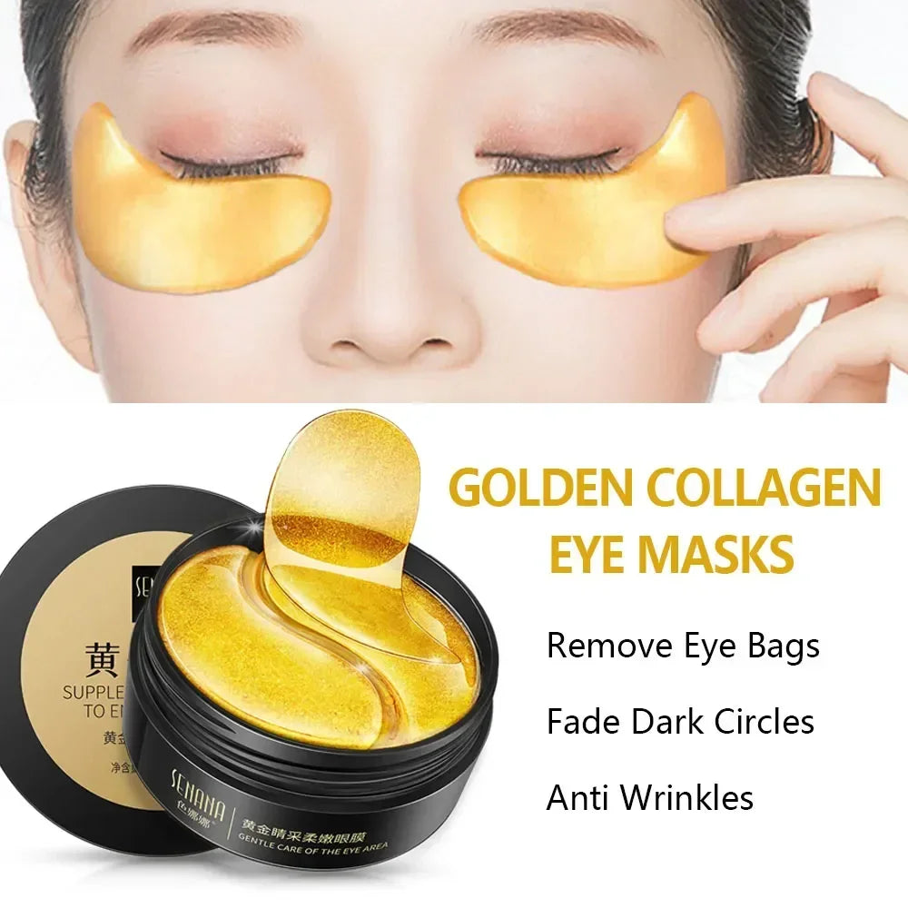 24K Gold Hyaluronic Acid Eye Masks