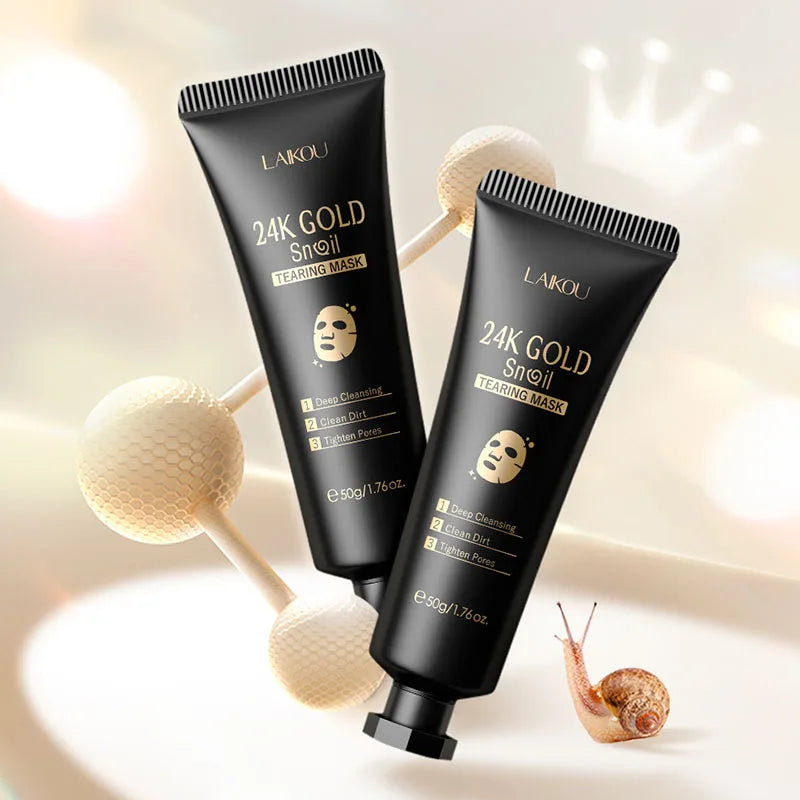 LAIKOU 24K Gold Sakura Peeling Face Mask