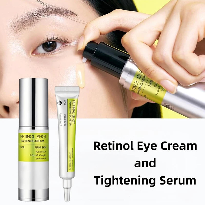 Korean Retinol Eye Cream - Deep Hydration for Dry Aging Face Cream Moisturizing Skin Repair Essence